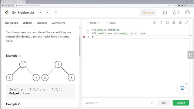 100. Same Tree - Java LeetCode Solution смотреть онлайн