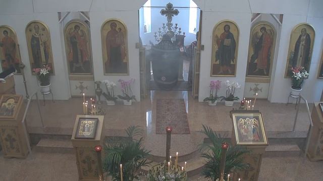 2022.04.21. Вечерня и Литургия Василия Великого. смотреть онлайн