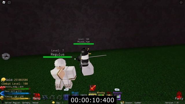 Regulus in 20 seconds | Legends Re:Written - Roblox смотреть онлайн