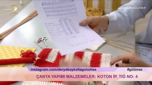 Derya Baykal'la Gülümse: Çanta Yapımı смотреть онлайн