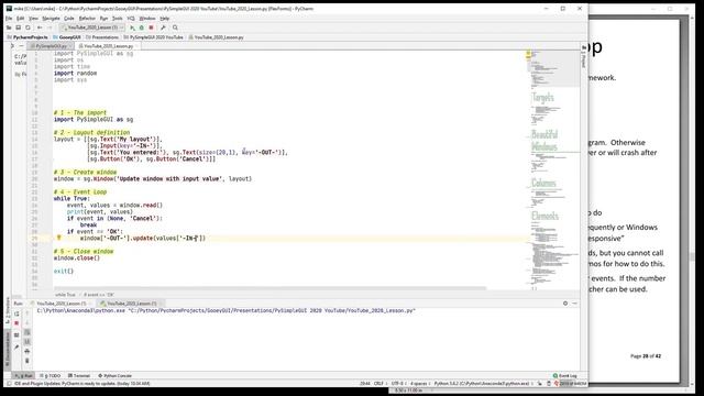PySimpleGUI 2020 Part 4 Updating Windows EXPERIMENTAL FASTEST VERSION смотреть онлайн