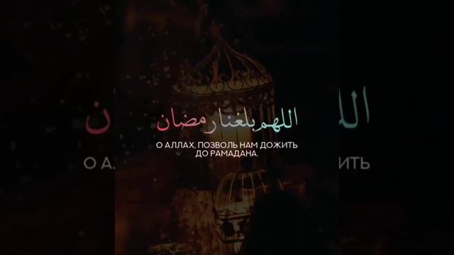 Дуа о Аллах позволь нам дожить до Рамадана смотреть онлайн