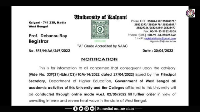 Even Semester UG & PG Exam Online or Offline Exam in 2022 #Kalyani_University смотреть онлайн