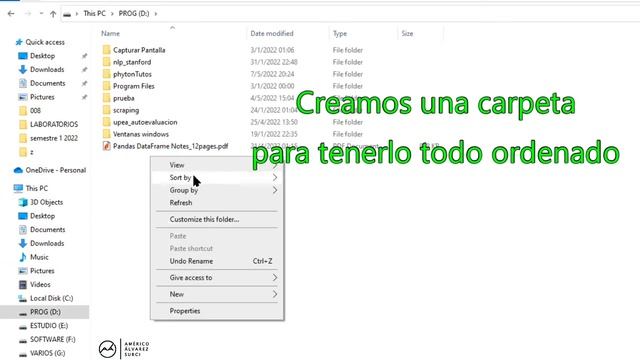 001 PYTHON Descarga Instalación y Programar con ANACONDA PROMPT JUPYTER NOTEBOOK y archivos PY sd смотреть онлайн