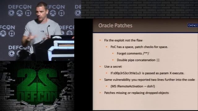 DEF CON 22 - David Litchfield - Oracle Data Redaction is Broken смотреть онлайн