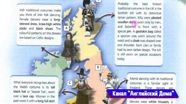 Spotlight 8 Culture Corner 4. Traditional Costumes in The British Isles смотреть онлайн