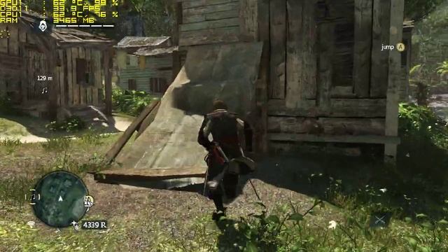 Assassin's Creed IV Black Flag (2013) on GTX 950M + i5-6300HQ смотреть онлайн