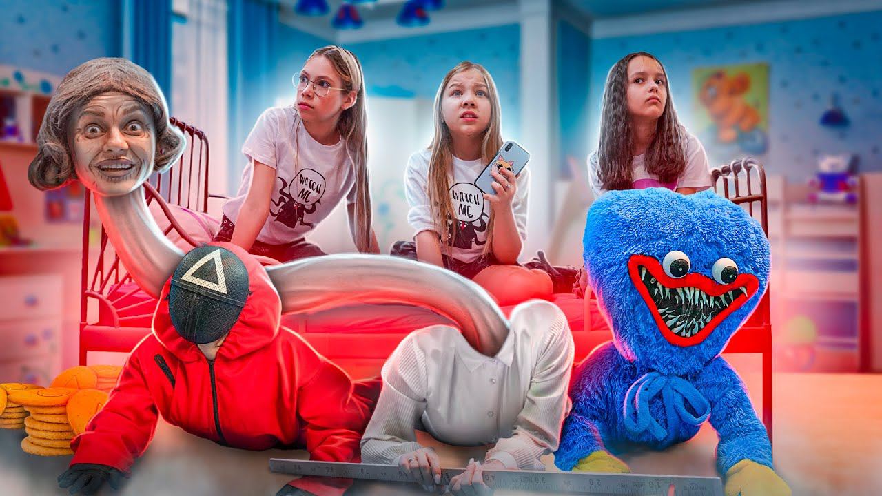 ИГРАЕМ В ПРЯТКИ СО ЗЛОДЕЯМИ! *Хагги Вагги экстремальные прятки! смотреть онлайн
