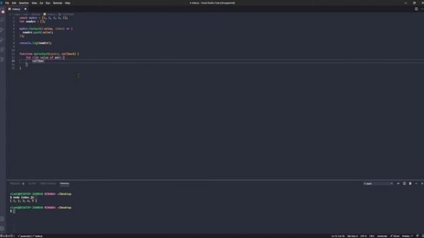 простые callback js