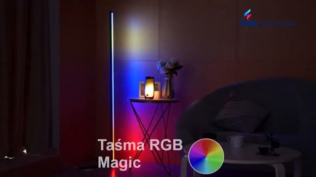 Lampa LED narożna RGB podłogowa stojąca PILOT 152 смотреть онлайн