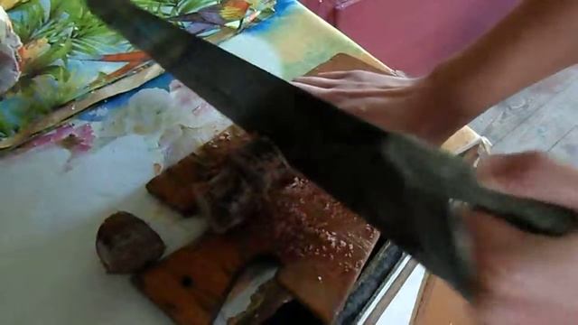 Нарезка замороженной колбасы=)) смотреть онлайн