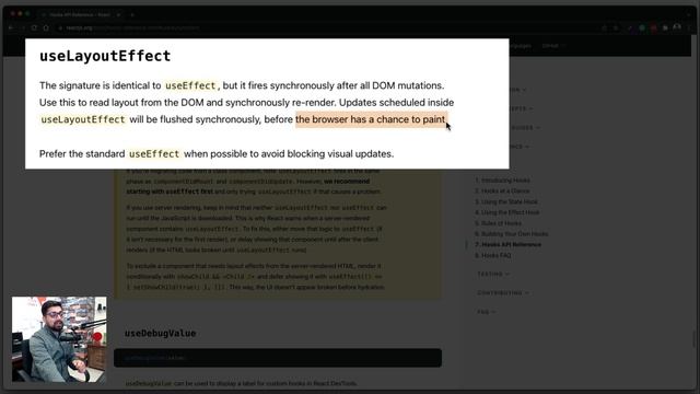 useLayoutEffect vs useEffect hook in reactjs смотреть онлайн