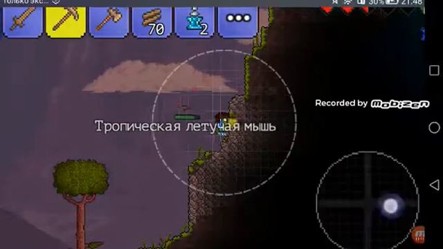 Исследуй мир добываем дерево и находим пирамиду [Прохождение игры terraria] #1 смотреть онлайн