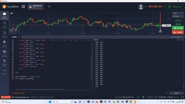 Lua Script IQ Option 2023 : EP77 Timeframe กรอบเวลา смотреть онлайн