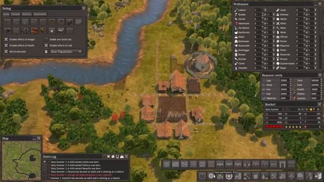 Banished How to Survive - Debug Menu [Episode 1] смотреть онлайн