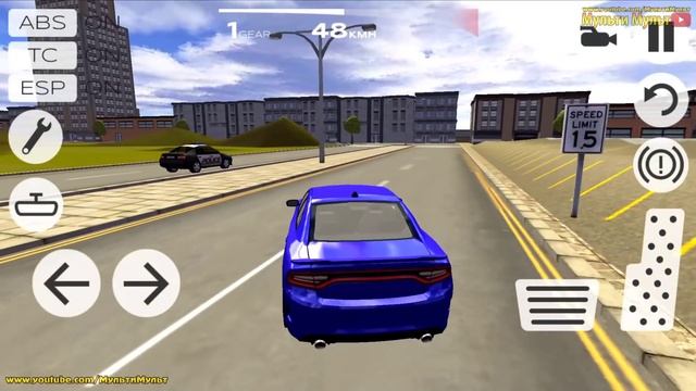 Extreme Car Driving Racing 3D: Police Cars Chase Bumps Challenge - Best Android Gameplay 2