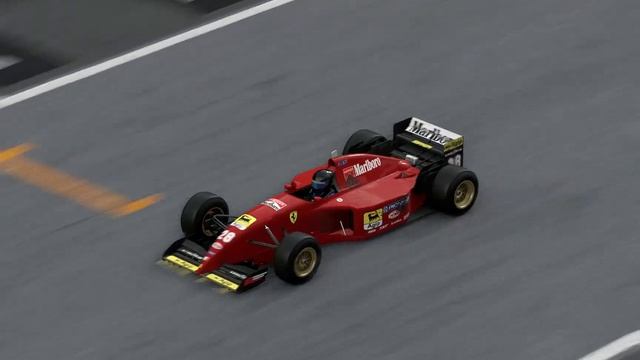 Automobilista 2 Ferrari 412 T2 Skin, Trackside View @ Imola 1988 смотреть онлайн