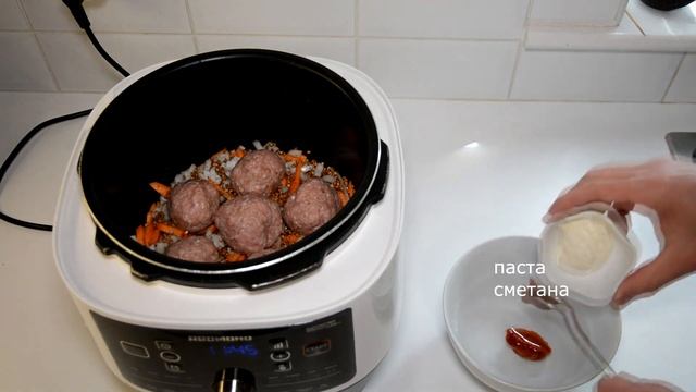 Гречка 2 в 1 с Котлетами в мультиварке скороварке Редмонд смотреть онлайн