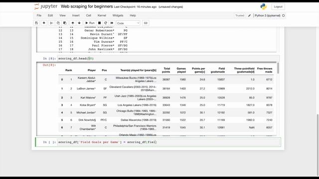 Python Web Scraping for Complete Beginners! смотреть онлайн