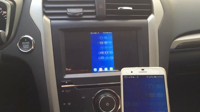 Ford Fusion Navigation Replacement, 4.2'' to HD 8'', keep factory CD/radio/SYNC and AC смотреть онлайн