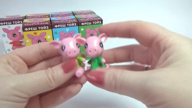 "ПОРОСЯТА"! Горячая новинка от Фреш Тойз! Символ 2019 года. Распаковка целого блока! смотреть онлайн