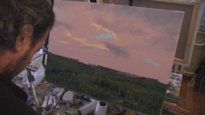 Мастер-класс по живописи маслом №26 - Пейзаж, закат. Как рисовать. Урок рисования Игорь Сахаров