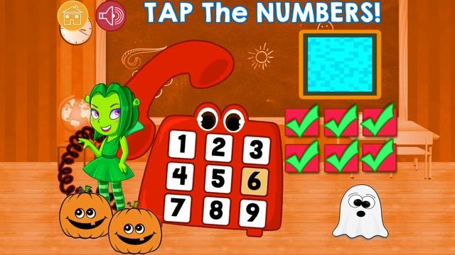 MONSTER PRESCHOOL - fun spooky learning games for little kids and toddlers - teaches counting ,abc. смотреть онлайн