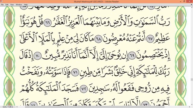 Practice reciting with correct tajweed - Page 457 (Surah Sad) смотреть онлайн