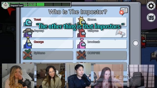 Corpse Lobby Reacts to Disguised Toast GIGA BRAIN Play (FULL POV) l Votes Himself Out as Impostor смотреть онлайн