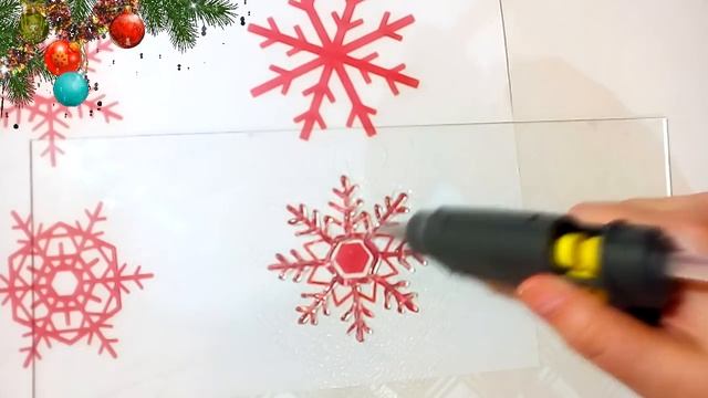 Снежинки из термоклея смотреть онлайн