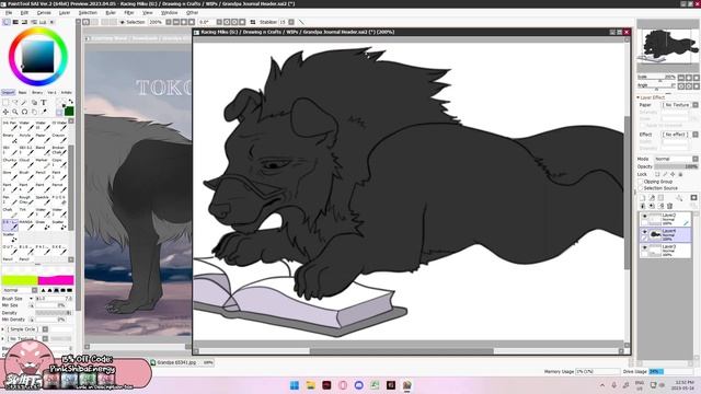 Tokotas - Grandpa Tracker Journal Cover Drawing #SpeedPaint #DeviantArt