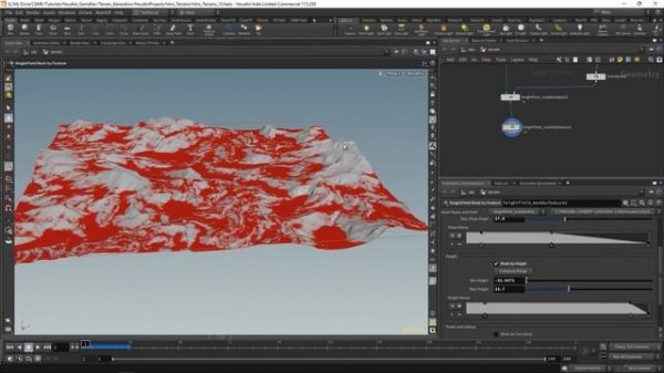 13 Создание различных признаков для маски вHoudini
