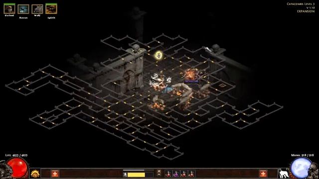 DIablo Zy-EL 4.5.2 - прохождение Druid #2 Убийство Андариель смотреть онлайн