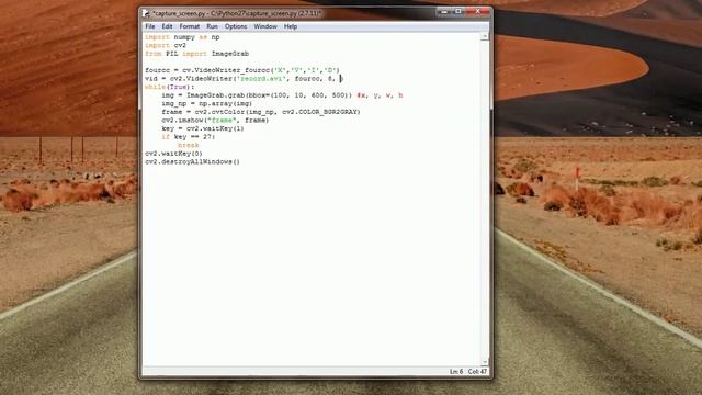 OpenCV3 Tutorials 14 Recording Screen with OpenCV and PILLOW using Python смотреть онлайн