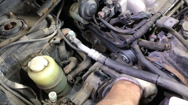 Замена ремня грм Митсубиси Аутлендер V6. смотреть онлайн