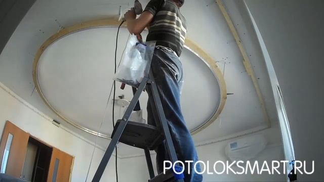 Монтаж двухуровневого потолка смотреть онлайн