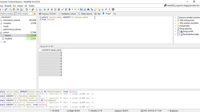 REPEAT-LOCATE-REPLACE-REVERSE Commands On The HeidiSQL @sadikemrah смотреть онлайн