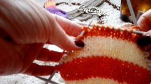 Вяжем носок. Немецкая пятка. Пятка частичным вязанием. Двойная петля. " Макушка" пятки. Часть 2