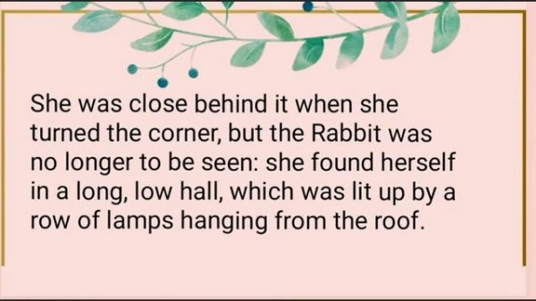 Learn English through story/ Alice's adventures in Wonderland. Audiobook with subtitles #1