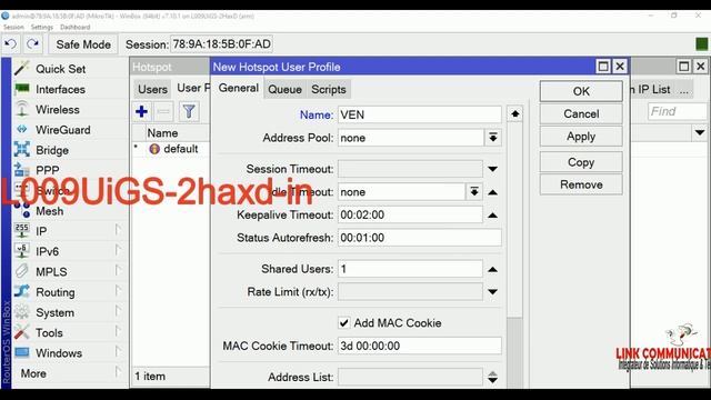 CONFIGURATION DU MIKROTIK L009UiGS 2HaxD IN смотреть онлайн