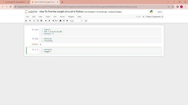 How To Find the Length of a List in Python смотреть онлайн