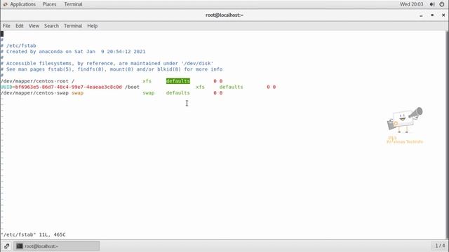 /etc/fstab file Explained in Detail | /etc/fstab options | Linux Fundamentals #8 смотреть онлайн