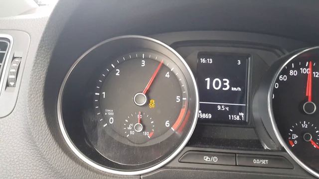 2017 Volkswagen Polo 1.4TDI 90hp acceleration! смотреть онлайн