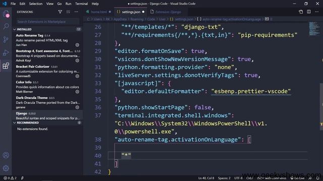 How to fix Emmet not working after Django Extension Installation in VS Code (Hindi) смотреть онлайн