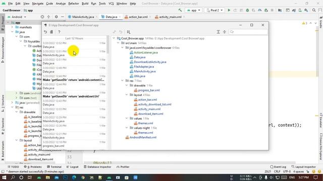 How to recover deleted activity in Android Studio (Bangla) смотреть онлайн