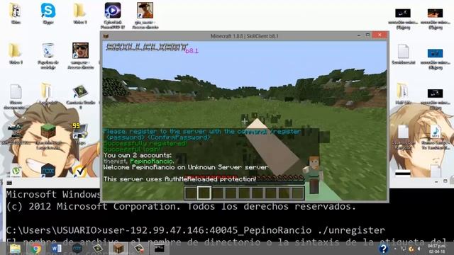 Como tener OP en cualquier server y Como Robar Cuenta de Minecraft | Tutorial смотреть онлайн