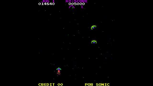 Moon Cresta [Arcade Longplay] (1980) SegaSA / Sonic смотреть онлайн