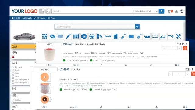 Webshop connected to TecDoc, TecDoc online webcatalog смотреть онлайн