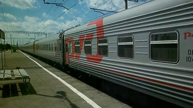 Электровоз ЭП2К-116 с фирменным поездом «Южный Урал» смотреть онлайн