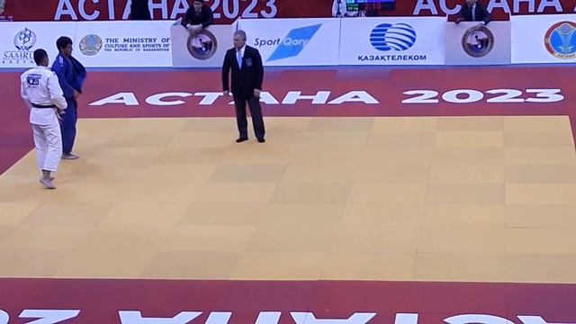 Финал 90 кг. Чемпионат Казахстана по дзюдо. смотреть онлайн